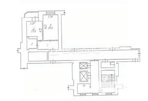 1-к квартира, вторичка, 47м2, 3/16 этаж