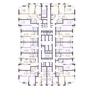 2-к квартира, вторичка, 46м2, 22/26 этаж