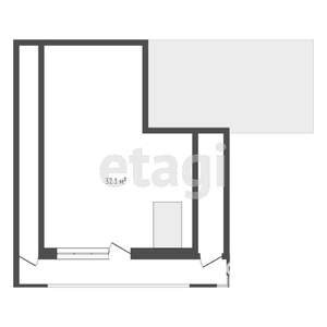4-к квартира, вторичка, 99м2, 1/2 этаж