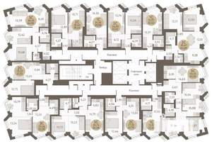 3-к квартира, вторичка, 52м2, 28/31 этаж