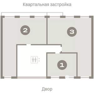 3-к квартира, вторичка, 86м2, 9/9 этаж