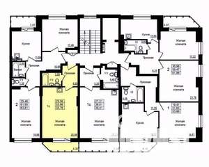 Студия квартира, строящийся дом, 34м2, 2/10 этаж