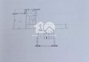 1-к квартира, вторичка, 30м2, 7/9 этаж