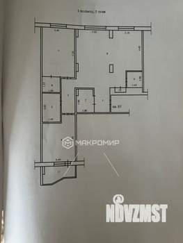 3-к квартира, вторичка, 105м2, 5/17 этаж