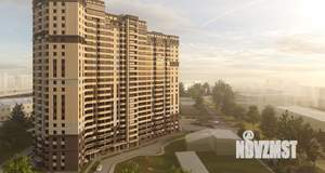 2-к квартира, строящийся дом, 60м2, 19/25 этаж