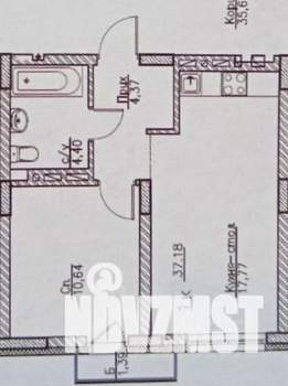 2-к квартира, вторичка, 37м2, 3/9 этаж
