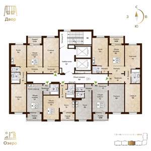 3-к квартира, вторичка, 81м2, 16/17 этаж