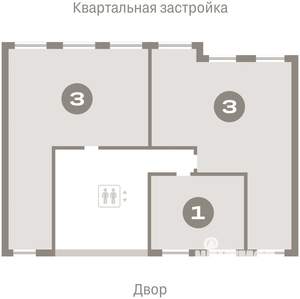 3-к квартира, вторичка, 87м2, 8/15 этаж