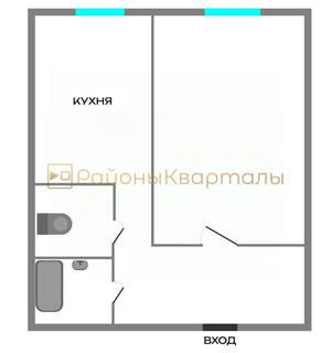 1-к квартира, вторичка, 42м2, 5/10 этаж