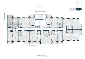 2-к квартира, вторичка, 40м2, 11/17 этаж