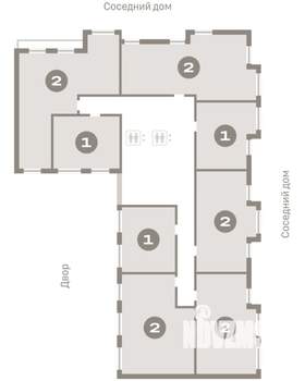 2-к квартира, вторичка, 83м2, 8/12 этаж