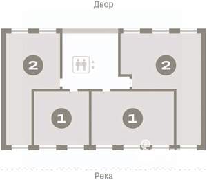2-к квартира, вторичка, 81м2, 3/7 этаж