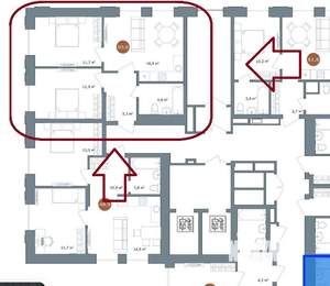 3-к квартира, вторичка, 51м2, 3/18 этаж