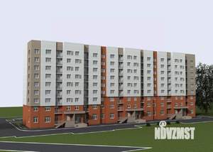 1-к квартира, строящийся дом, 27м2, 9/9 этаж