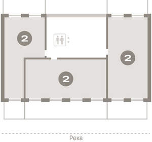2-к квартира, сданный дом, 117м2, 2/11 этаж