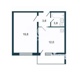 1-к квартира, вторичка, 39м2, 2/16 этаж