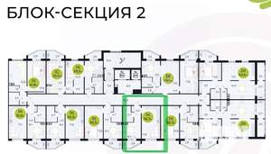 1-к квартира, вторичка, 35м2, 10/18 этаж
