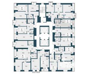 Студия квартира, строящийся дом, 30м2, 6/30 этаж