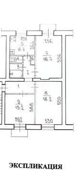3-к квартира, вторичка, 75м2, 3/4 этаж