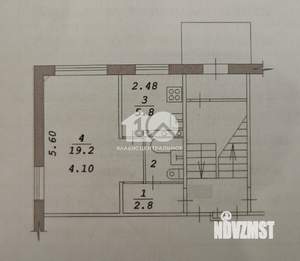 1-к квартира, вторичка, 31м2, 1/5 этаж