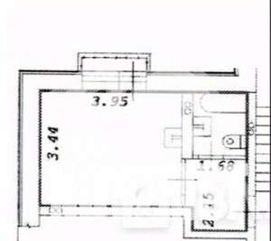 Студия квартира, вторичка, 25м2, 2/3 этаж