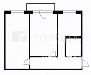 2-к квартира, вторичка, 43м2, 5/5 этаж