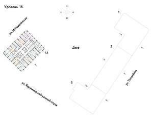 1-к квартира, вторичка, 47м2, 16/30 этаж