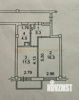 1-к квартира, вторичка, 38м2, 10/18 этаж