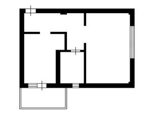 1-к квартира, вторичка, 45м2, 6/12 этаж