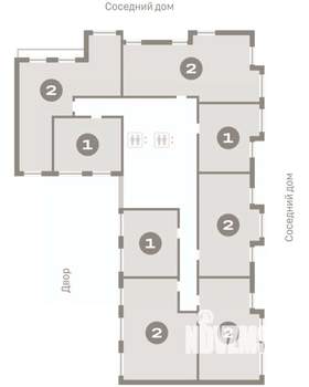 2-к квартира, вторичка, 73м2, 9/12 этаж