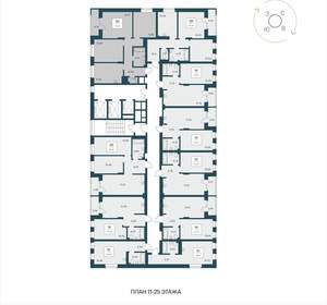 3-к квартира, вторичка, 74м2, 21/25 этаж
