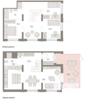 3-к квартира, вторичка, 141м2, 1/14 этаж