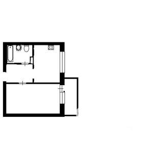 1-к квартира, вторичка, 36м2, 3/24 этаж