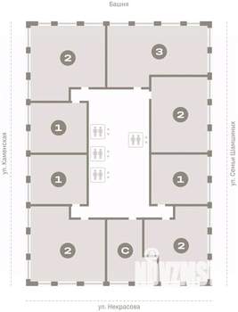 2-к квартира, вторичка, 68м2, 18/30 этаж