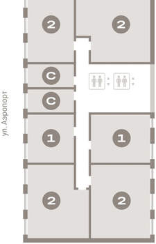2-к квартира, вторичка, 88м2, 2/15 этаж