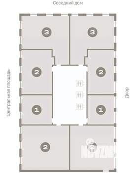 2-к квартира, вторичка, 67м2, 6/23 этаж