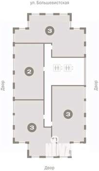 3-к квартира, вторичка, 165м2, 14/14 этаж