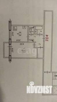 1-к квартира, вторичка, 32м2, 9/9 этаж