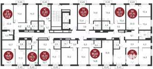 3-к квартира, вторичка, 87м2, 6/14 этаж