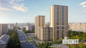 1-к квартира, строящийся дом, 40м2, 17/25 этаж