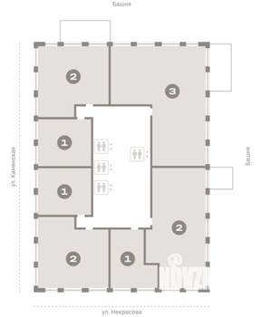 2-к квартира, вторичка, 138м2, 3/30 этаж