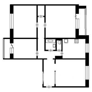 4-к квартира, вторичка, 89м2, 7/10 этаж