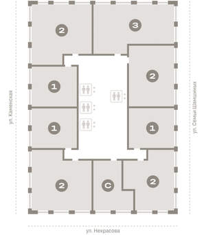 3-к квартира, вторичка, 91м2, 22/30 этаж