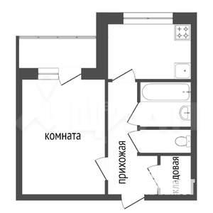 1-к квартира, вторичка, 30м2, 10/10 этаж