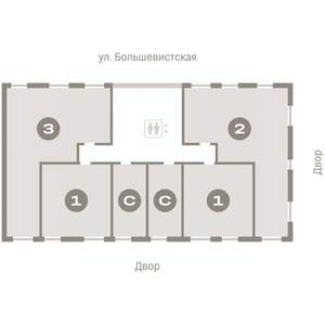 3-к квартира, вторичка, 85м2, 4/8 этаж