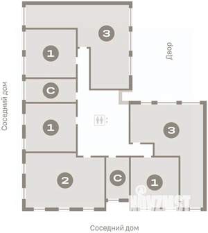 3-к квартира, вторичка, 84м2, 3/7 этаж