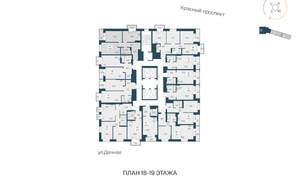 2-к квартира, вторичка, 63м2, 19/30 этаж
