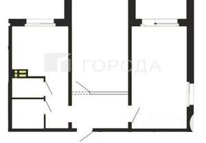 2-к квартира, вторичка, 58м2, 4/14 этаж