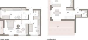 3-к квартира, вторичка, 159м2, 6/15 этаж