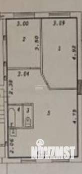 3-к квартира, вторичка, 59м2, 1/5 этаж